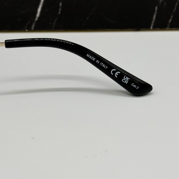 NEW BALENCIAGA BB0245S 003 UNISEX SUNGLASSES BB 0245S GOLD METAL OVAL EYEWEAR - Picture 9 of 10